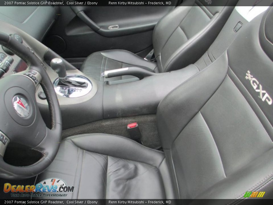 2007 Pontiac Solstice GXP Roadster Cool Silver / Ebony Photo #14