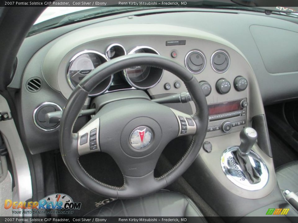 2007 Pontiac Solstice GXP Roadster Cool Silver / Ebony Photo #15