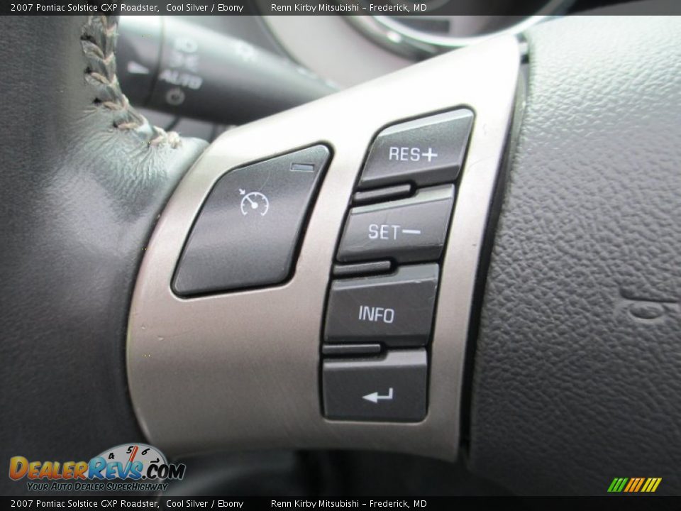 2007 Pontiac Solstice GXP Roadster Cool Silver / Ebony Photo #16