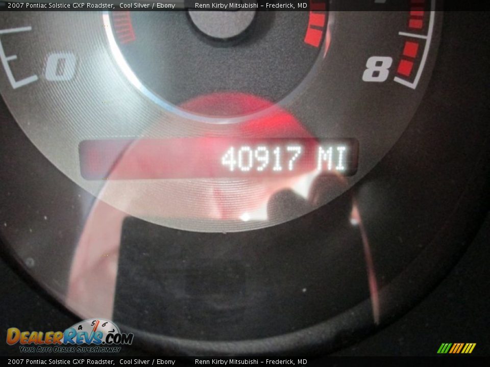 2007 Pontiac Solstice GXP Roadster Cool Silver / Ebony Photo #20