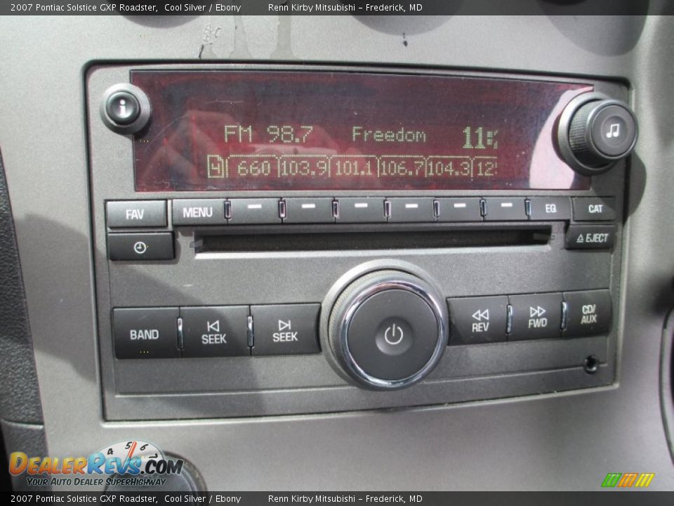 2007 Pontiac Solstice GXP Roadster Cool Silver / Ebony Photo #22