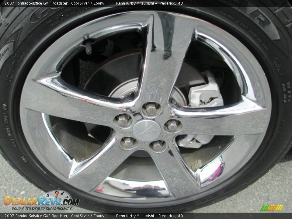 2007 Pontiac Solstice GXP Roadster Cool Silver / Ebony Photo #27