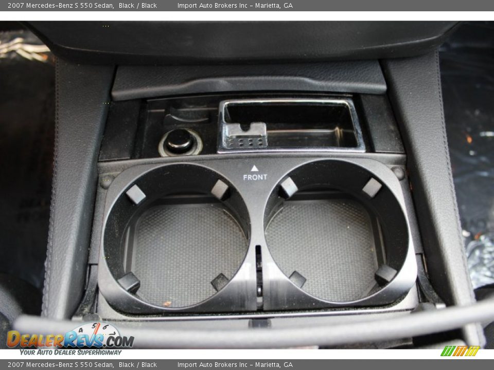 2007 Mercedes-Benz S 550 Sedan Black / Black Photo #27