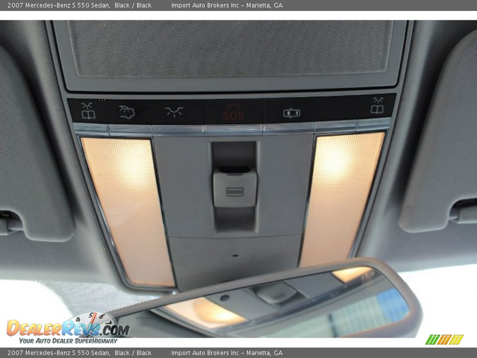 2007 Mercedes-Benz S 550 Sedan Black / Black Photo #29