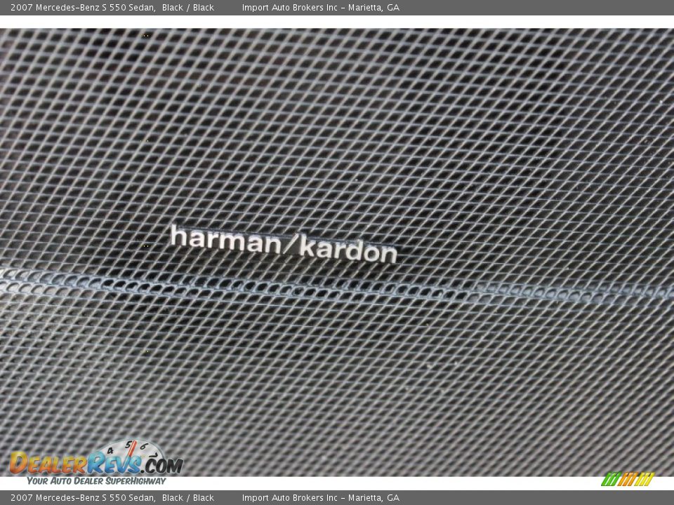 2007 Mercedes-Benz S 550 Sedan Black / Black Photo #35