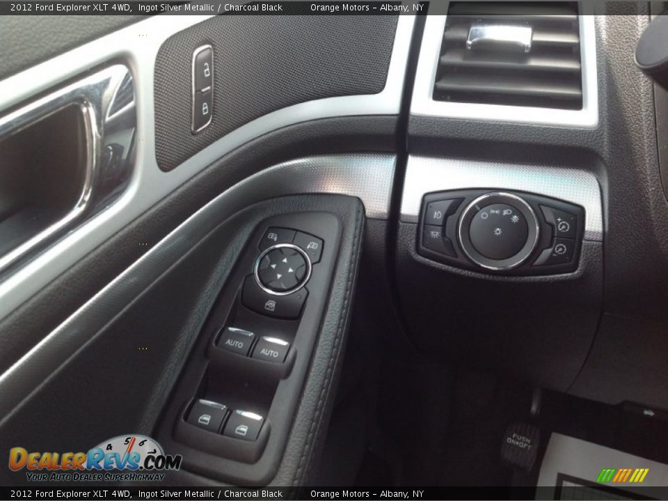 2012 Ford Explorer XLT 4WD Ingot Silver Metallic / Charcoal Black Photo #9