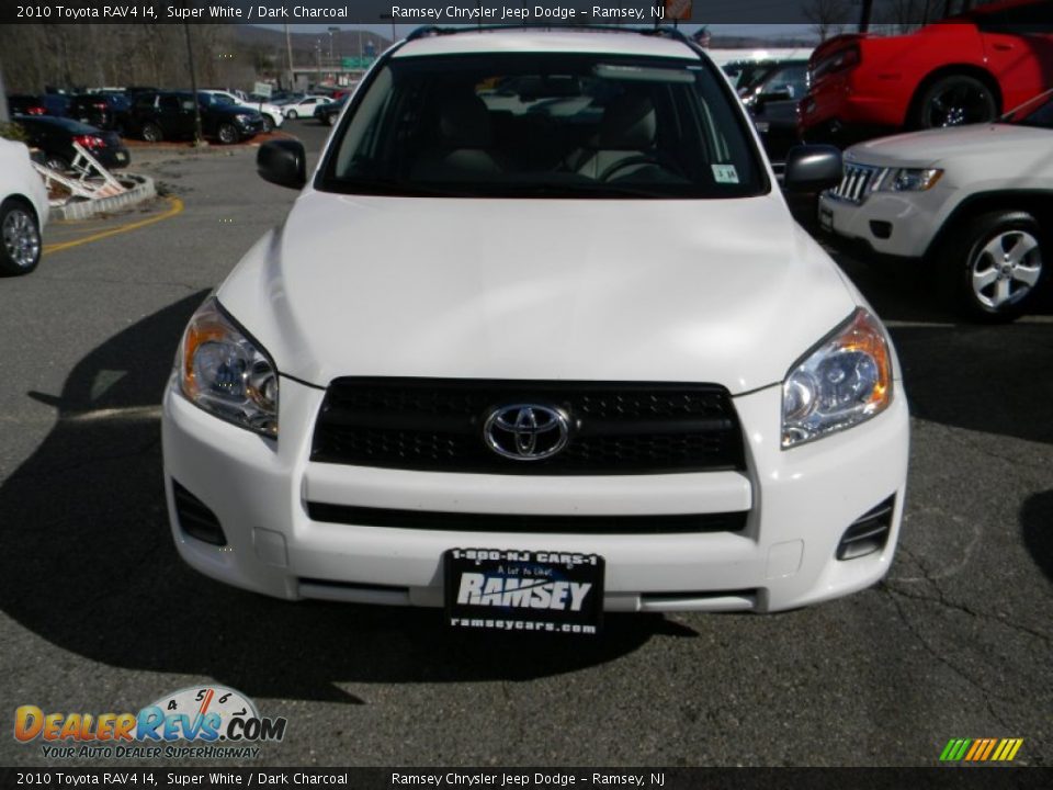 2010 Toyota RAV4 I4 Super White / Dark Charcoal Photo #2