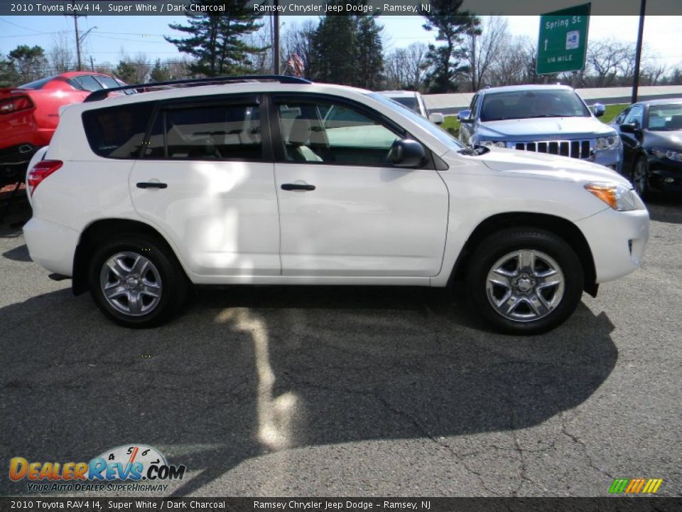 2010 Toyota RAV4 I4 Super White / Dark Charcoal Photo #5