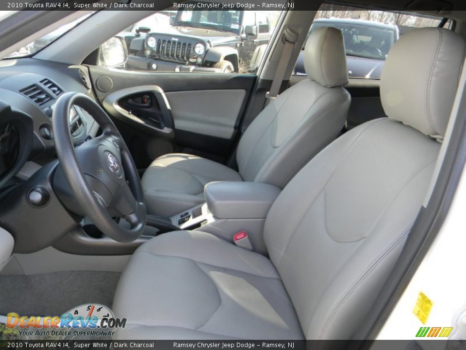 2010 Toyota RAV4 I4 Super White / Dark Charcoal Photo #13