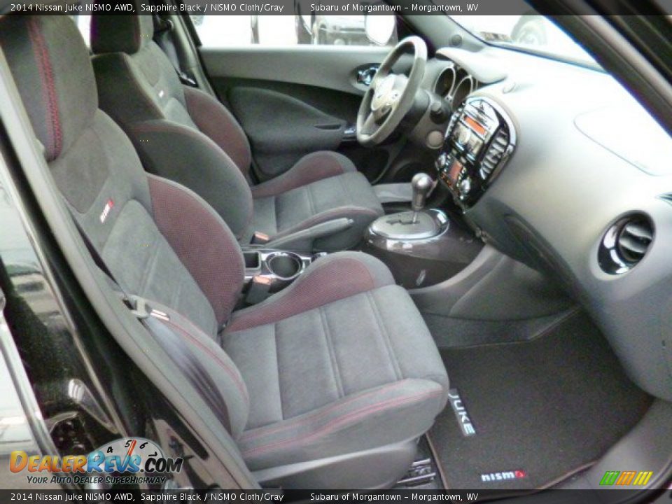 NISMO Cloth/Gray Interior - 2014 Nissan Juke NISMO AWD Photo #10