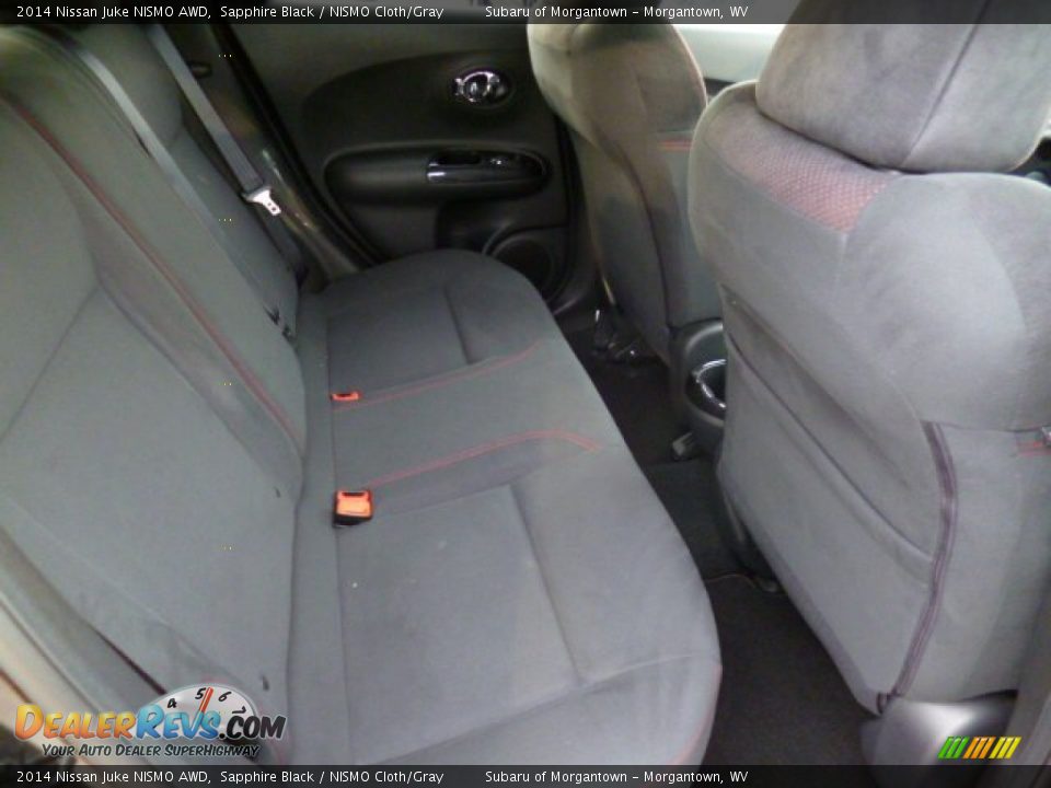 2014 Nissan Juke NISMO AWD Sapphire Black / NISMO Cloth/Gray Photo #11