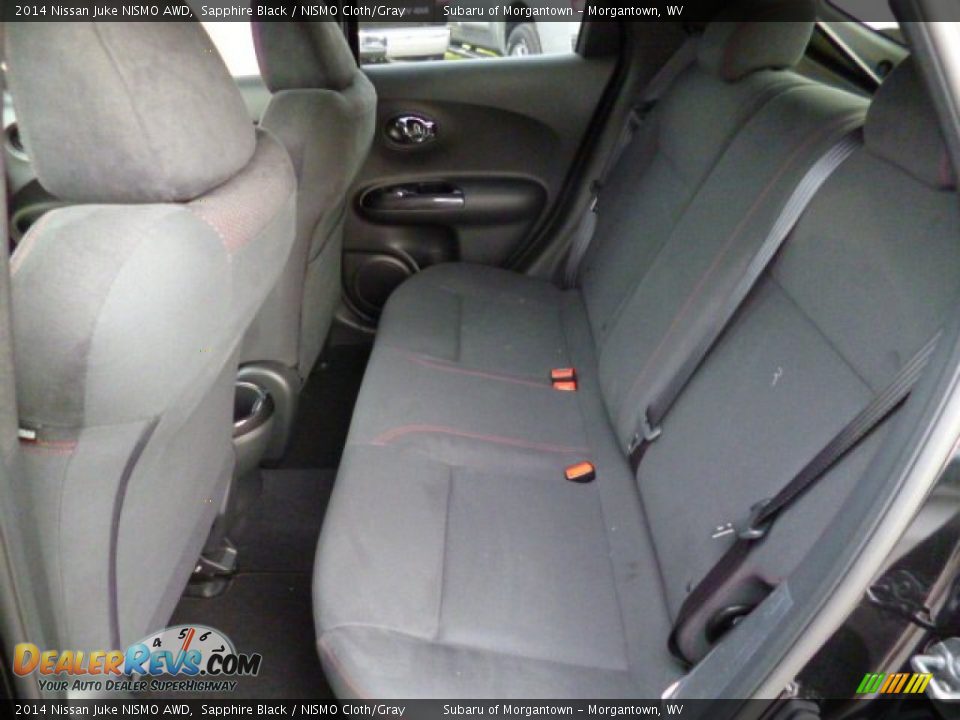 Rear Seat of 2014 Nissan Juke NISMO AWD Photo #13