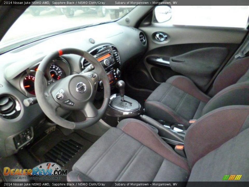 NISMO Cloth/Gray Interior - 2014 Nissan Juke NISMO AWD Photo #16
