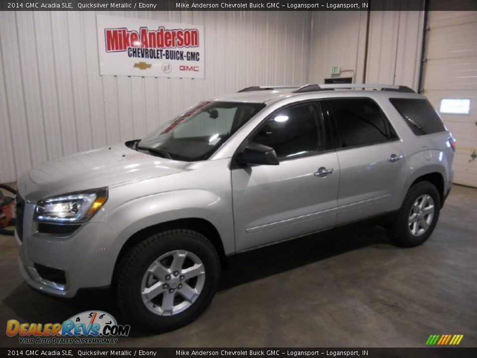 2014 GMC Acadia SLE Quicksilver Metallic / Ebony Photo #1
