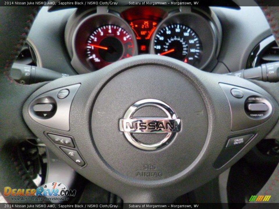 2014 Nissan Juke NISMO AWD Steering Wheel Photo #18