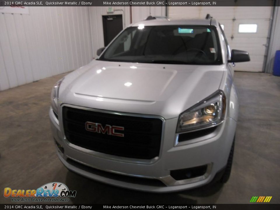 2014 GMC Acadia SLE Quicksilver Metallic / Ebony Photo #2