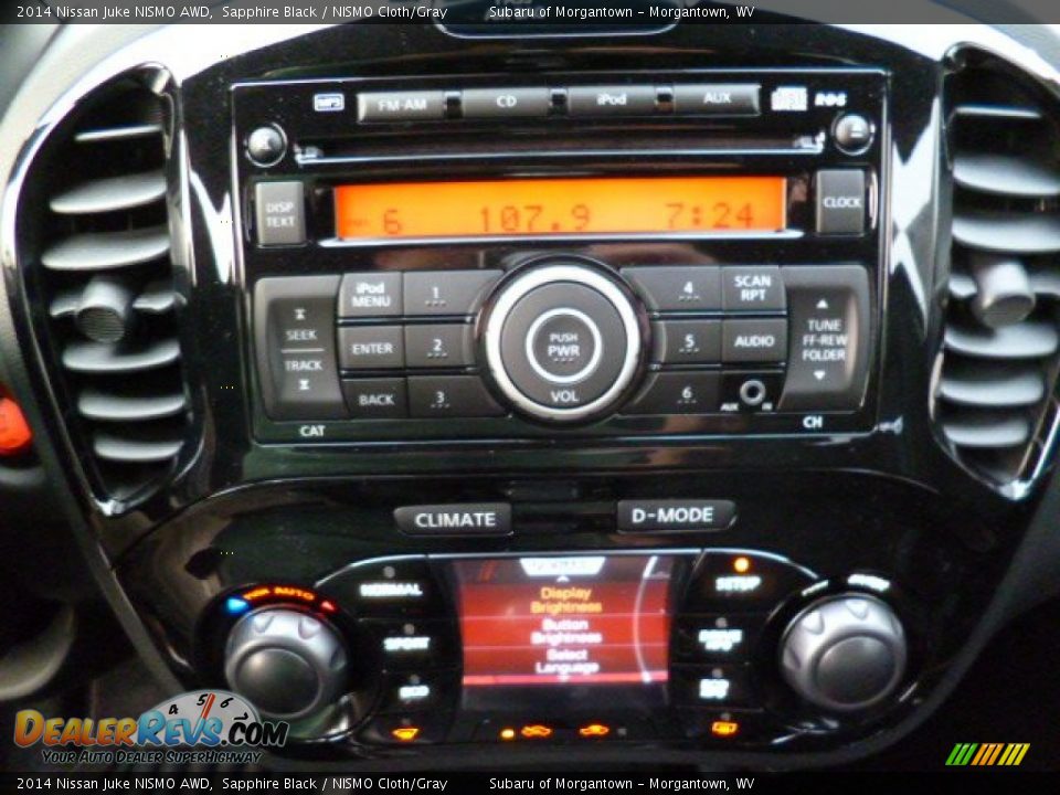 Controls of 2014 Nissan Juke NISMO AWD Photo #19