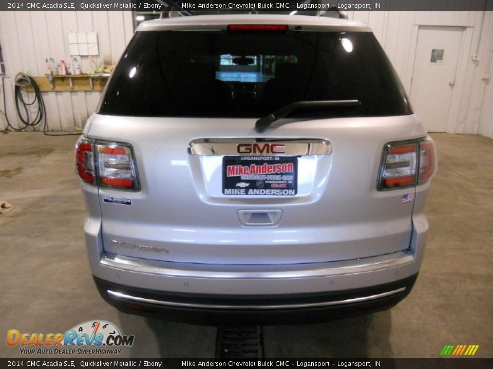 2014 GMC Acadia SLE Quicksilver Metallic / Ebony Photo #3
