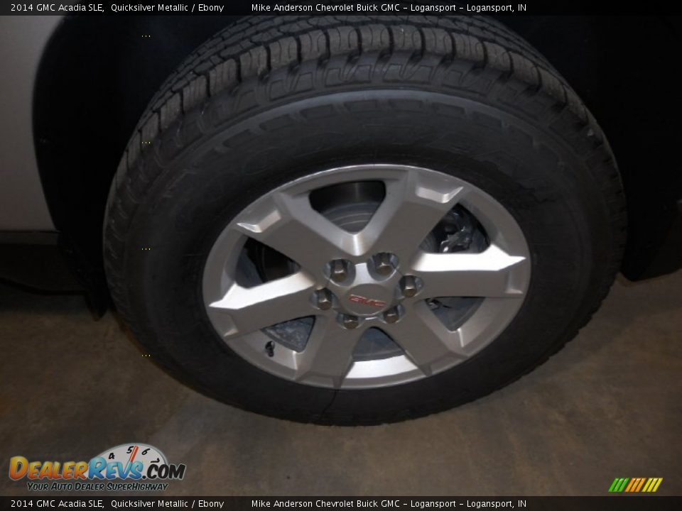 2014 GMC Acadia SLE Quicksilver Metallic / Ebony Photo #5