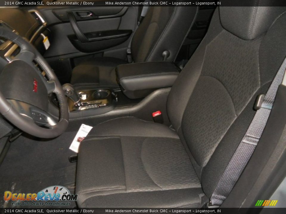 2014 GMC Acadia SLE Quicksilver Metallic / Ebony Photo #6