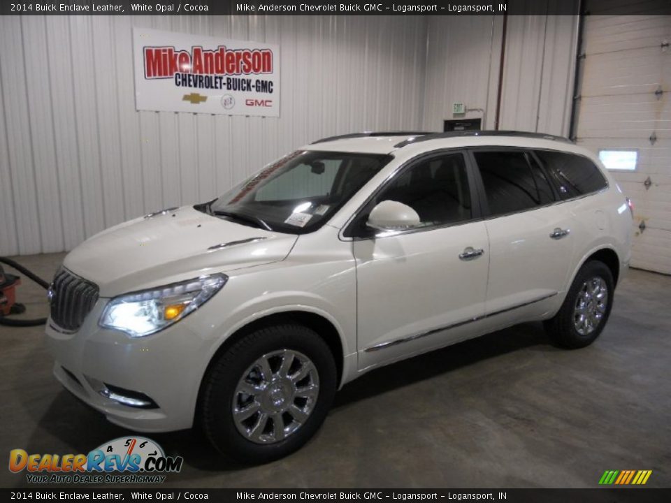 2014 Buick Enclave Leather White Opal / Cocoa Photo #1
