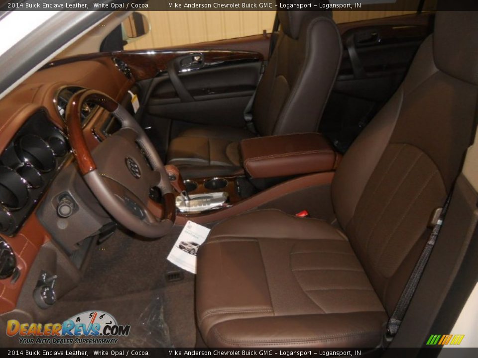 2014 Buick Enclave Leather White Opal / Cocoa Photo #6