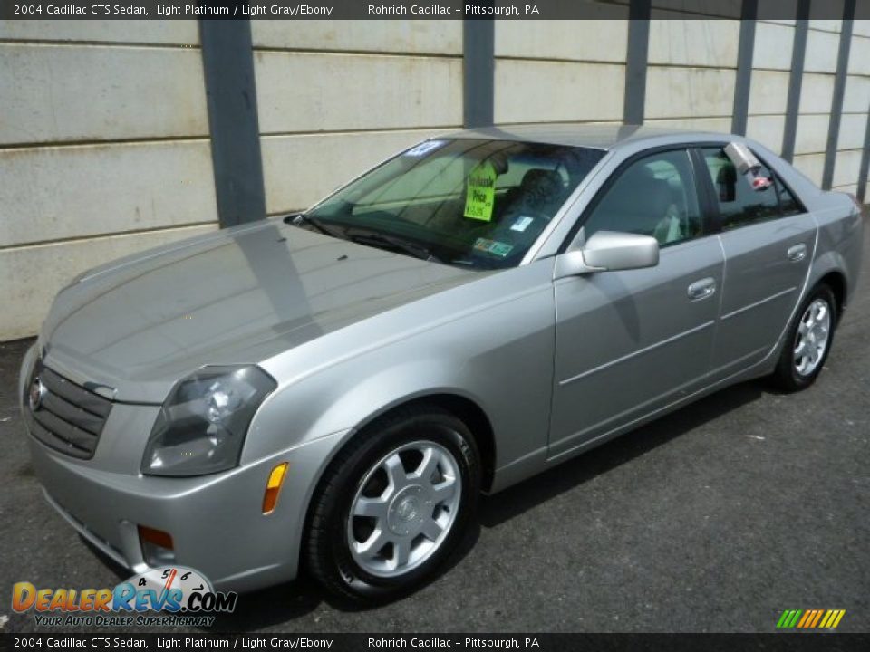2004 Cadillac CTS Sedan Light Platinum / Light Gray/Ebony Photo #1