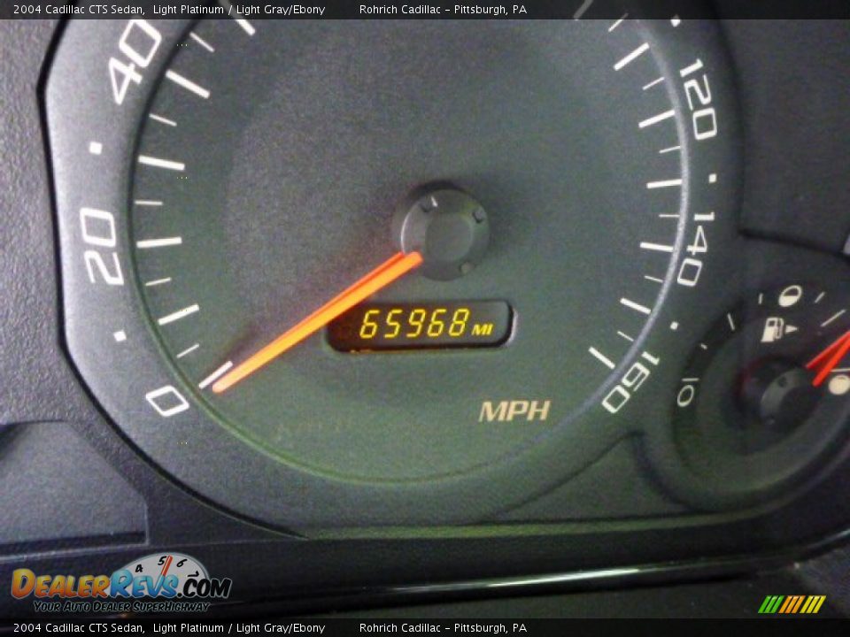 2004 Cadillac CTS Sedan Light Platinum / Light Gray/Ebony Photo #9