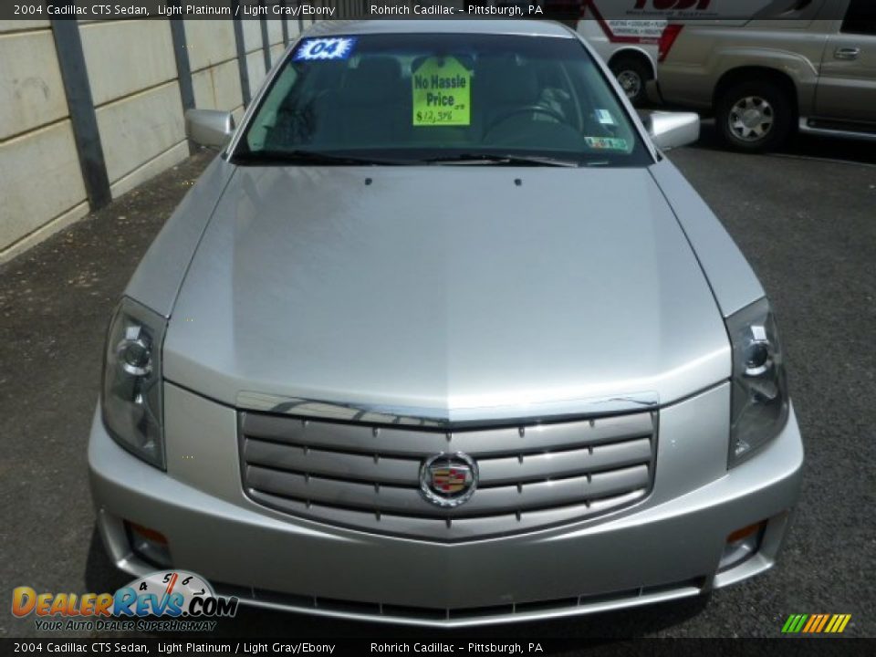 2004 Cadillac CTS Sedan Light Platinum / Light Gray/Ebony Photo #14