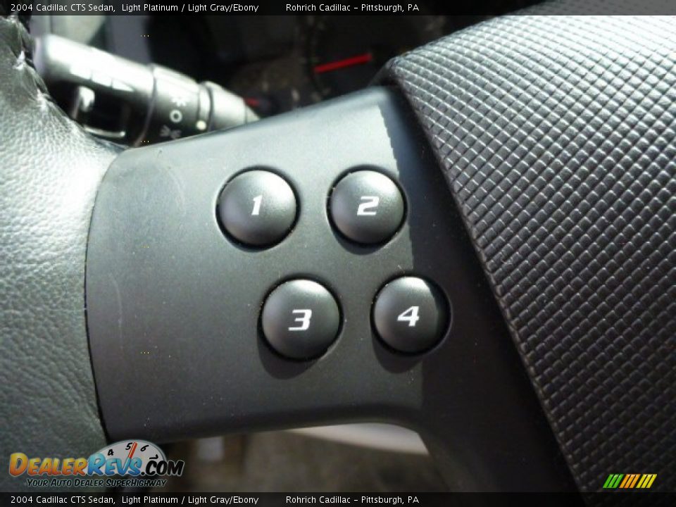 2004 Cadillac CTS Sedan Light Platinum / Light Gray/Ebony Photo #19