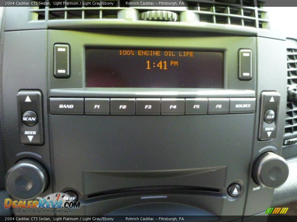2004 Cadillac CTS Sedan Light Platinum / Light Gray/Ebony Photo #22