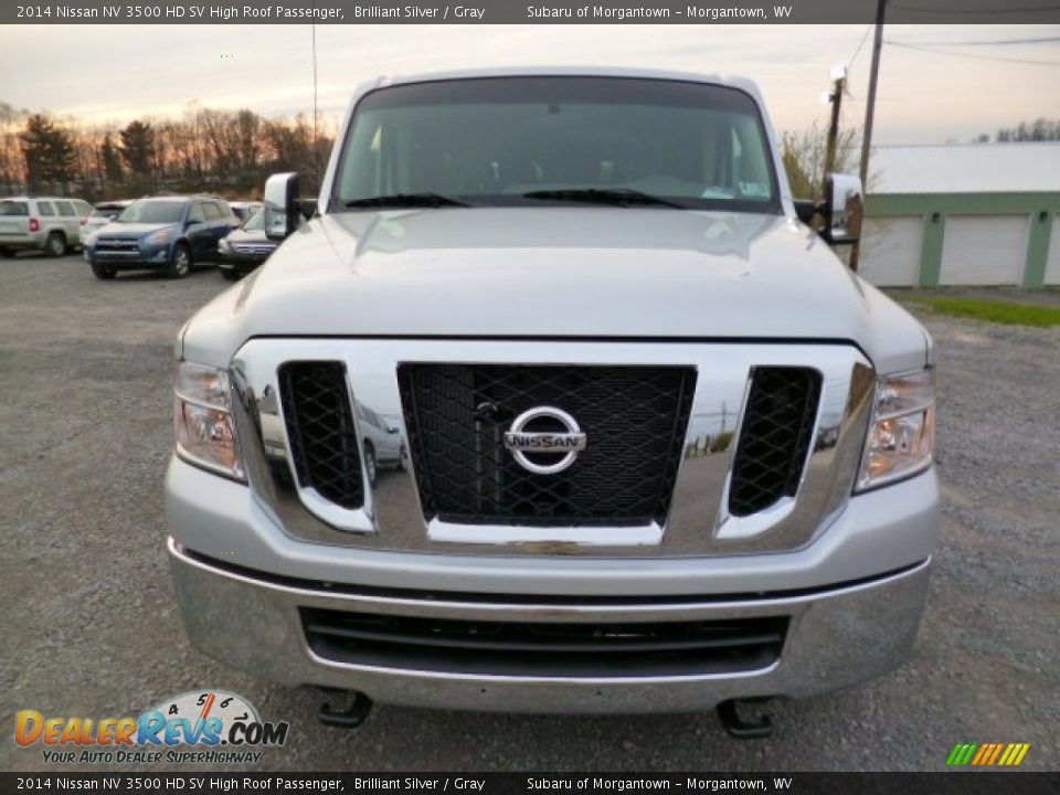 2014 Nissan NV 3500 HD SV High Roof Passenger Brilliant Silver / Gray Photo #2