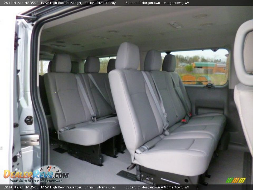 Gray Interior - 2014 Nissan NV 3500 HD SV High Roof Passenger Photo #11