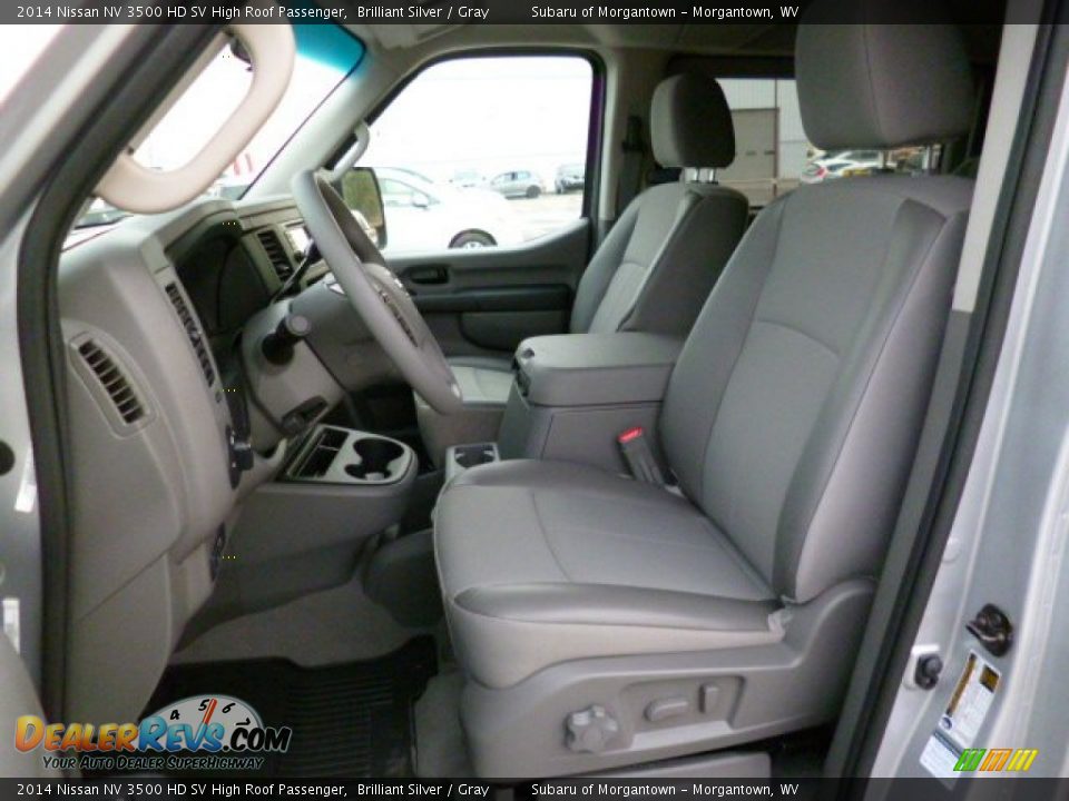 Front Seat of 2014 Nissan NV 3500 HD SV High Roof Passenger Photo #14