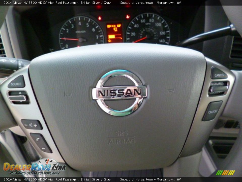 2014 Nissan NV 3500 HD SV High Roof Passenger Steering Wheel Photo #17