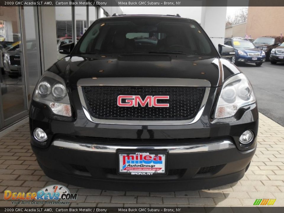 2009 GMC Acadia SLT AWD Carbon Black Metallic / Ebony Photo #2