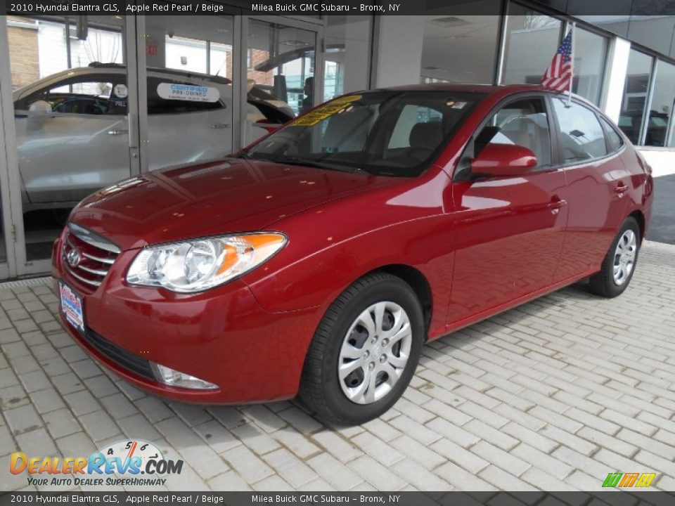 2010 Hyundai Elantra GLS Apple Red Pearl / Beige Photo #1
