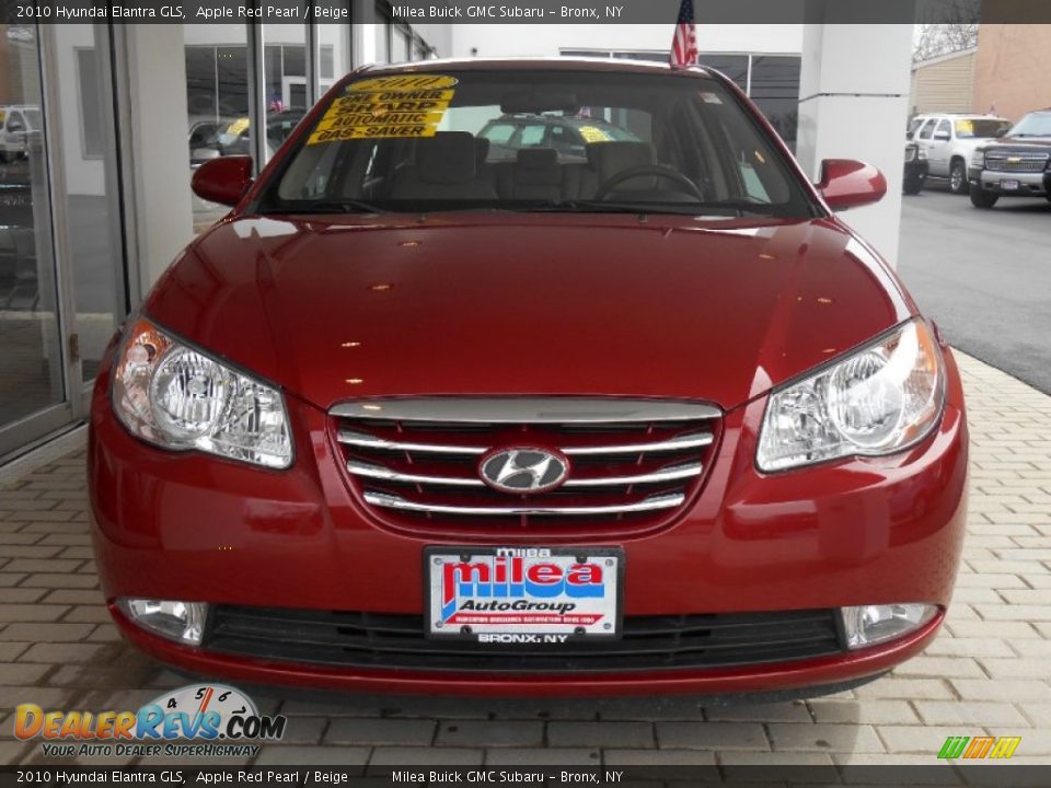 2010 Hyundai Elantra GLS Apple Red Pearl / Beige Photo #2