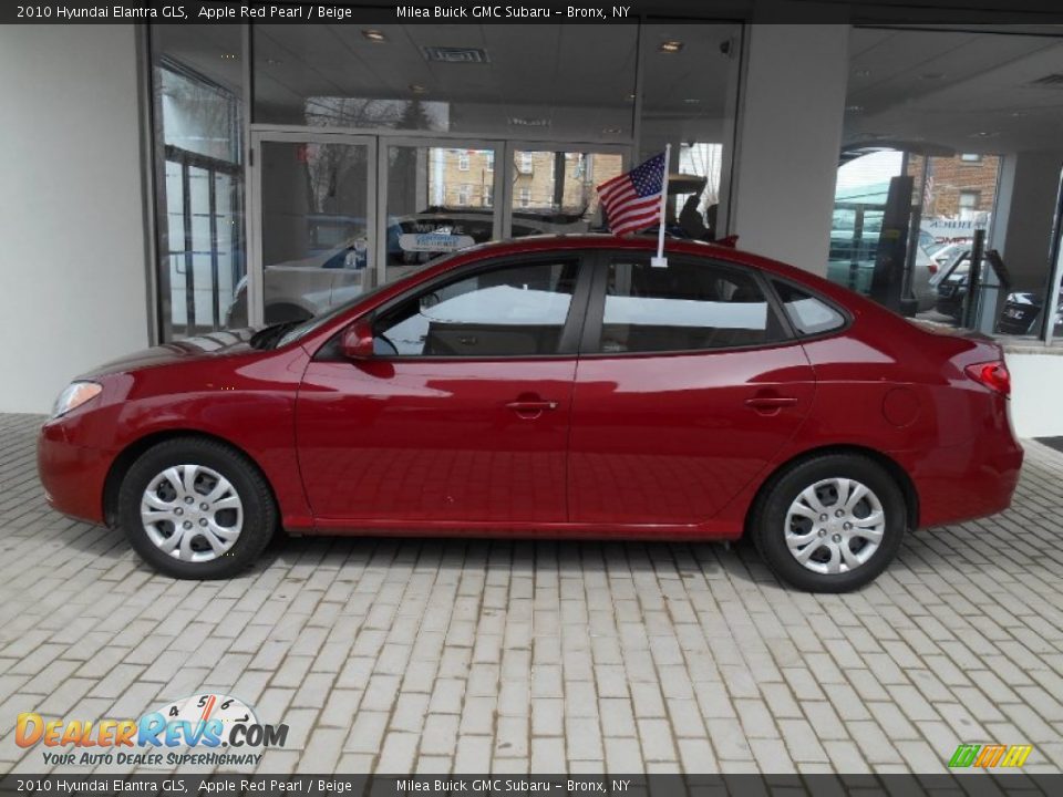 2010 Hyundai Elantra GLS Apple Red Pearl / Beige Photo #3
