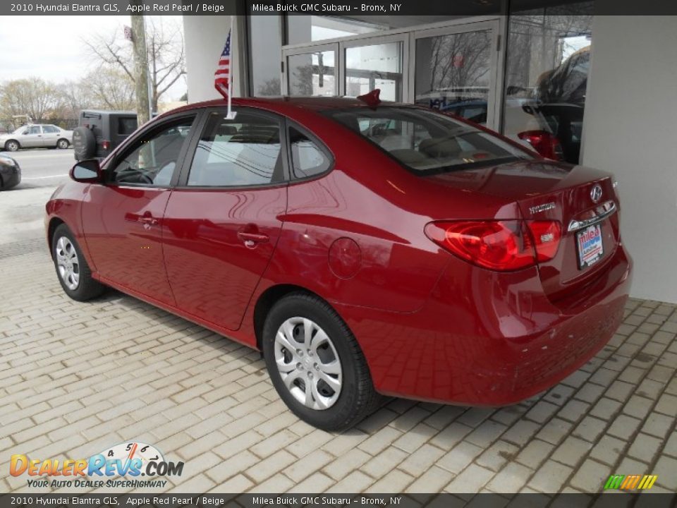2010 Hyundai Elantra GLS Apple Red Pearl / Beige Photo #5