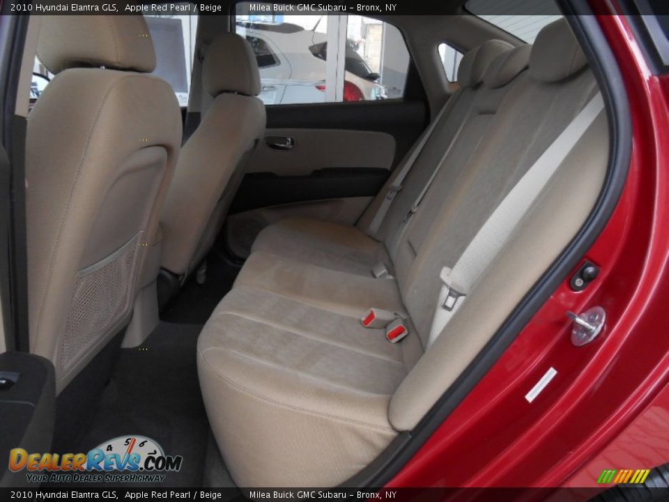 2010 Hyundai Elantra GLS Apple Red Pearl / Beige Photo #8