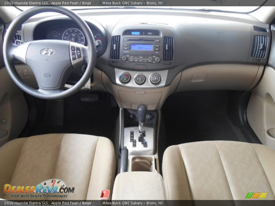 2010 Hyundai Elantra GLS Apple Red Pearl / Beige Photo #9