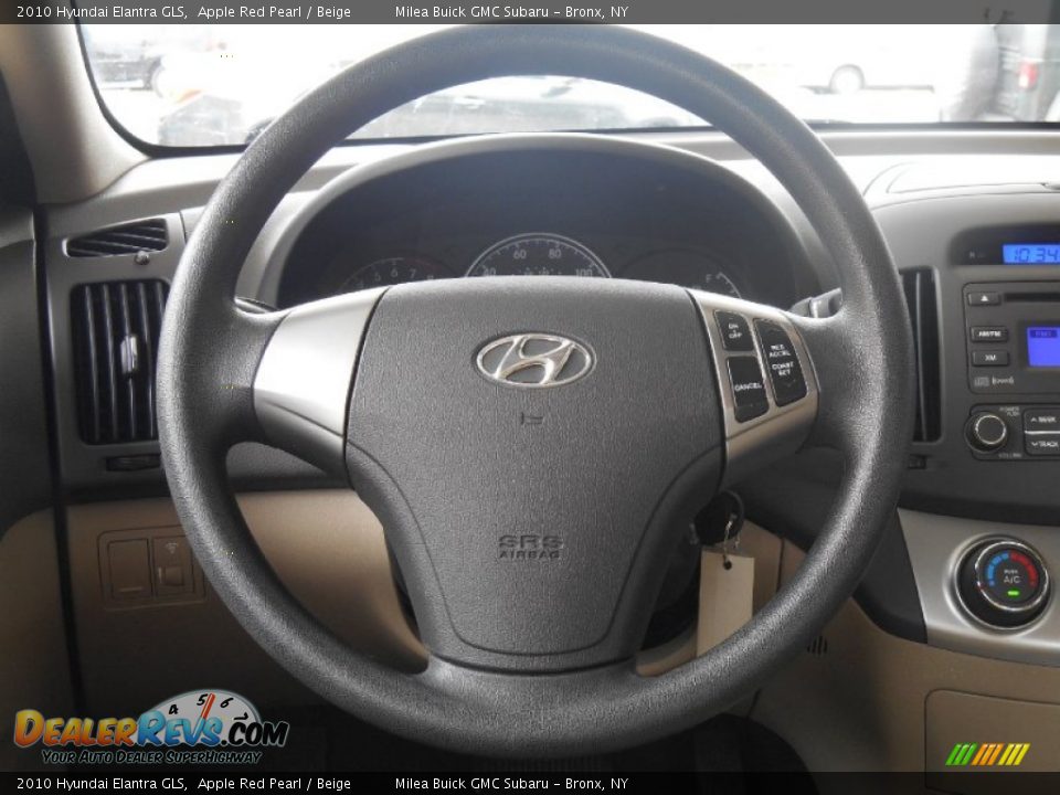 2010 Hyundai Elantra GLS Apple Red Pearl / Beige Photo #10