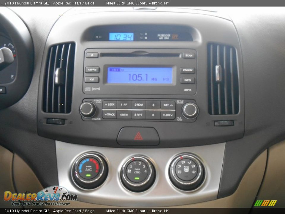2010 Hyundai Elantra GLS Apple Red Pearl / Beige Photo #12