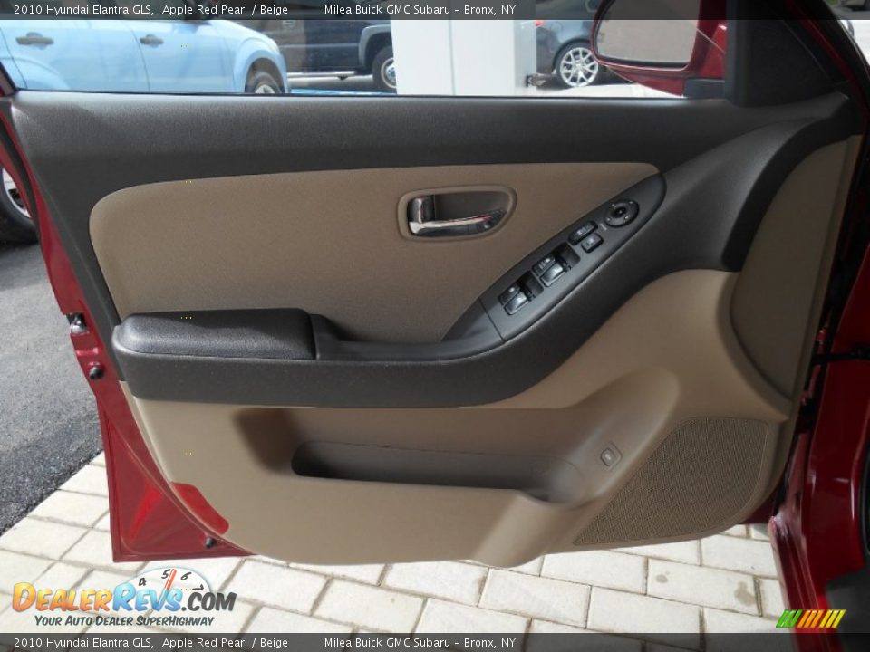 2010 Hyundai Elantra GLS Apple Red Pearl / Beige Photo #14