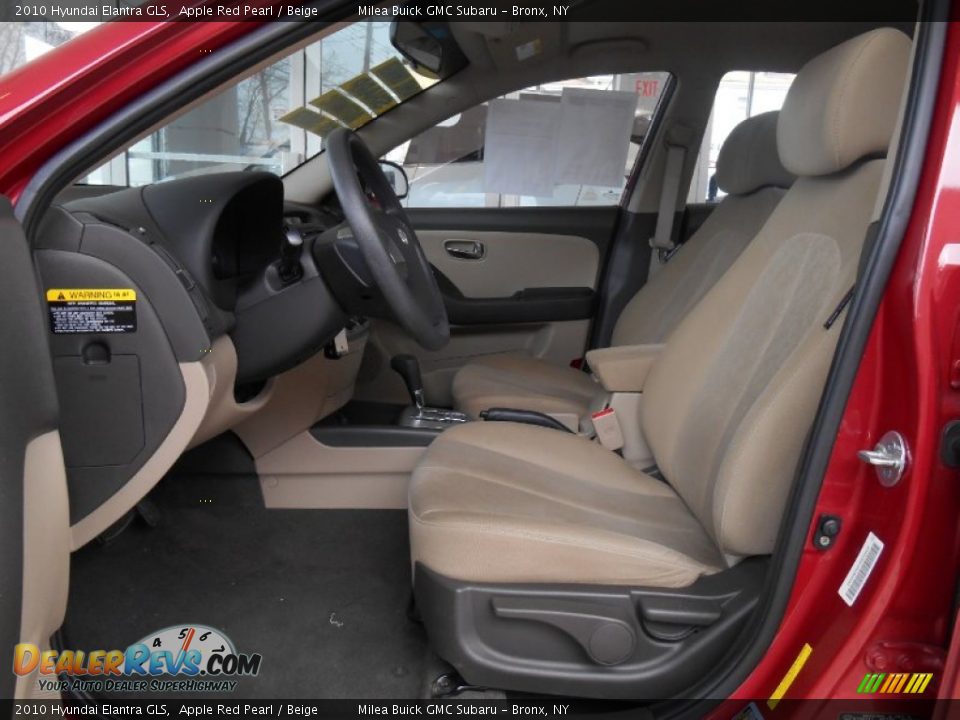 2010 Hyundai Elantra GLS Apple Red Pearl / Beige Photo #15