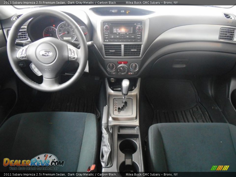 2011 Subaru Impreza 2.5i Premium Sedan Dark Gray Metallic / Carbon Black Photo #9