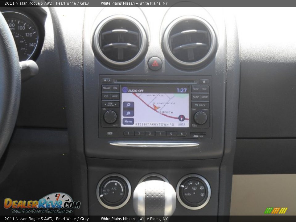 2011 Nissan Rogue S AWD Pearl White / Gray Photo #20