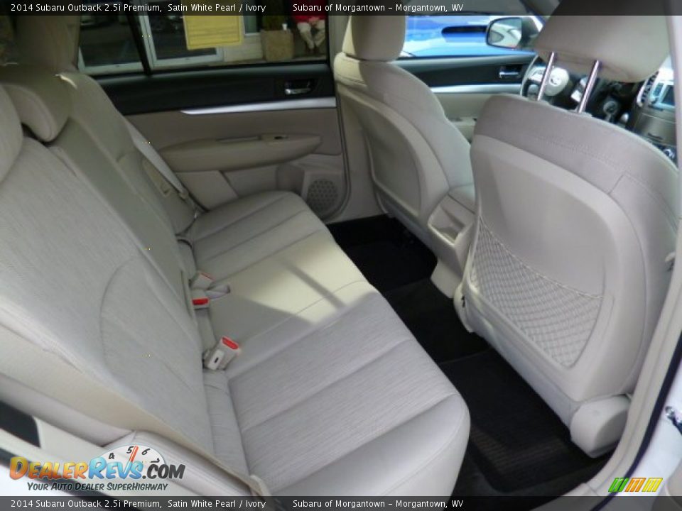 2014 Subaru Outback 2.5i Premium Satin White Pearl / Ivory Photo #5