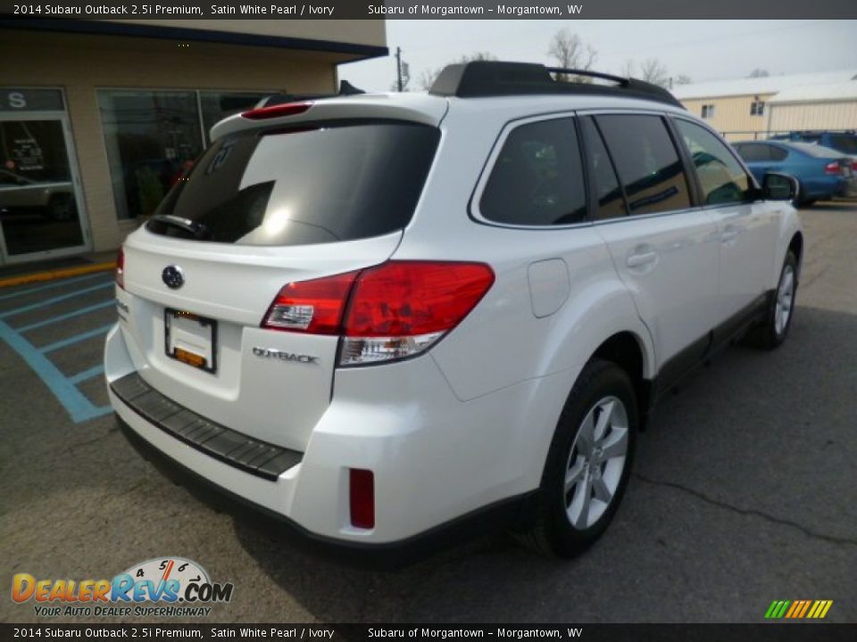 2014 Subaru Outback 2.5i Premium Satin White Pearl / Ivory Photo #11